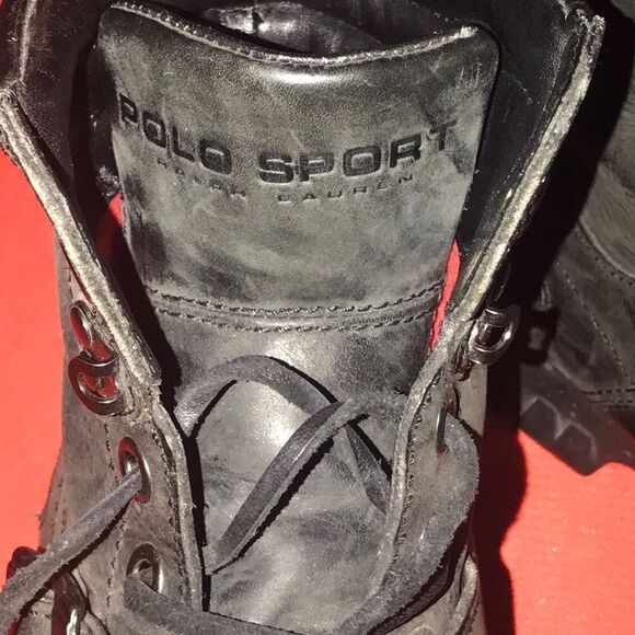 POLO SPORT RALPH LAUREN LEATHER UPPER BOOTS SHOES SIZE 9D main image 11